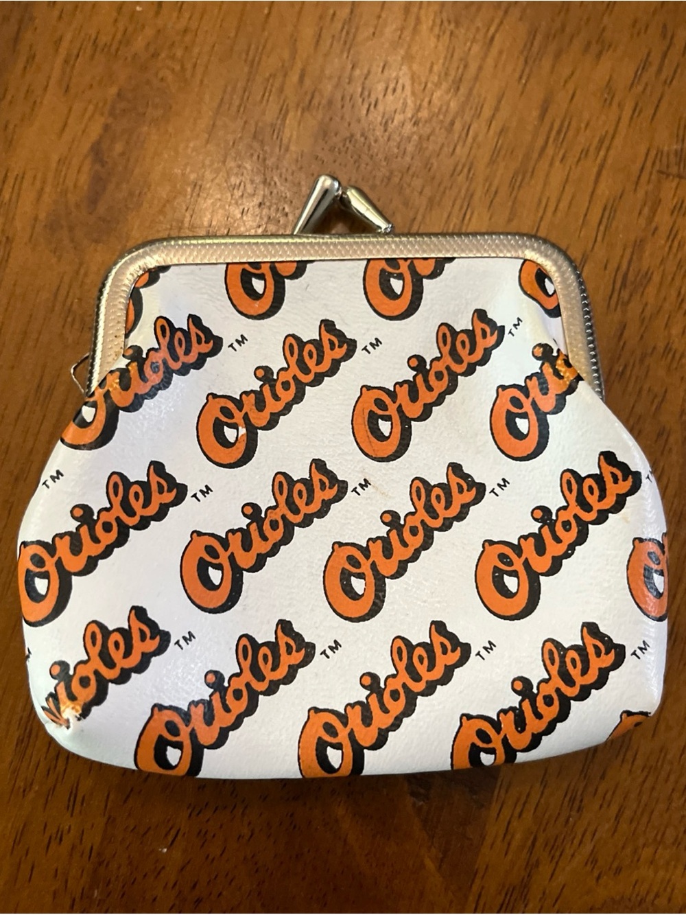 The Vintage Baltimore Orioles MLB Coin Purse from 1990